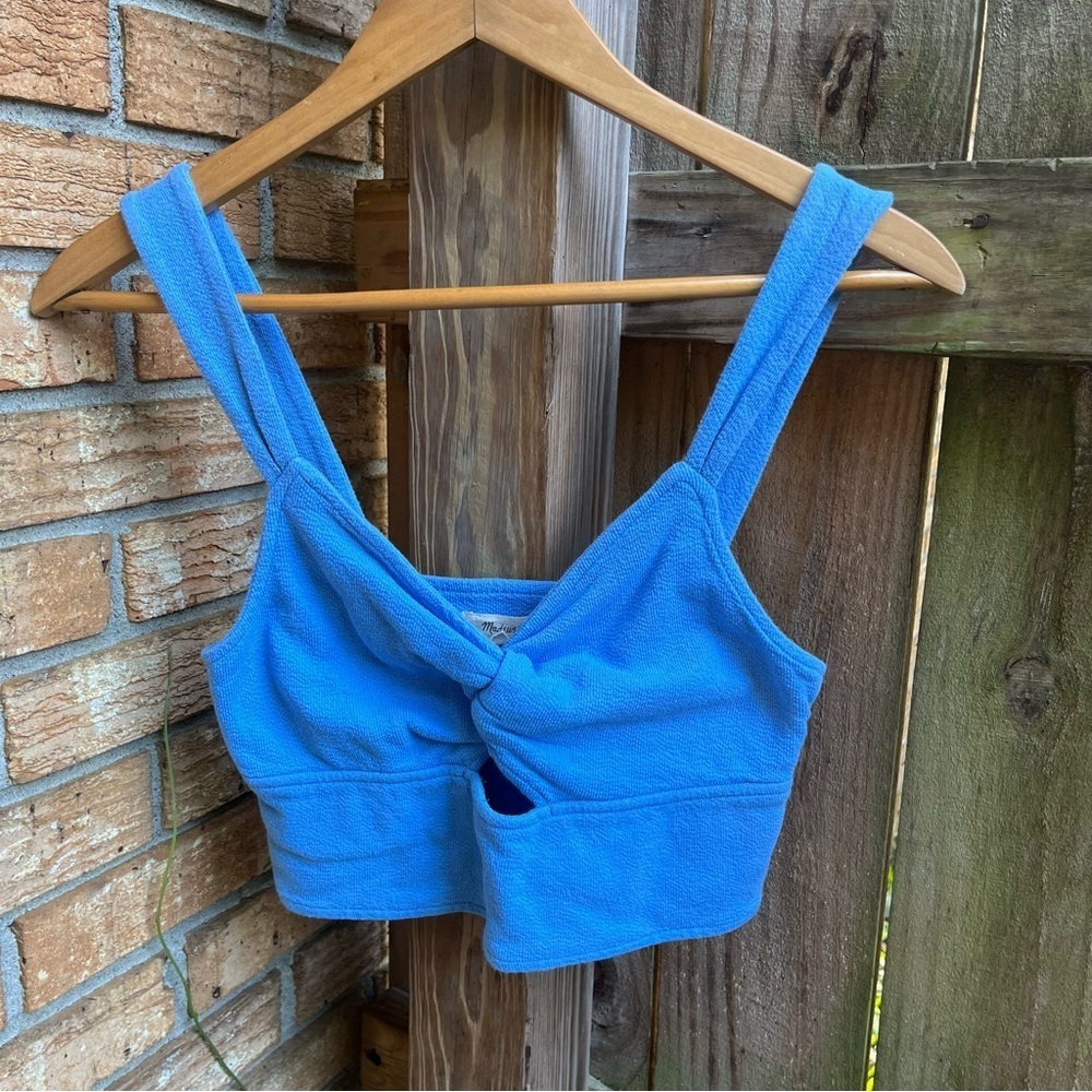 Madewell Vibrant Blue Knit Top